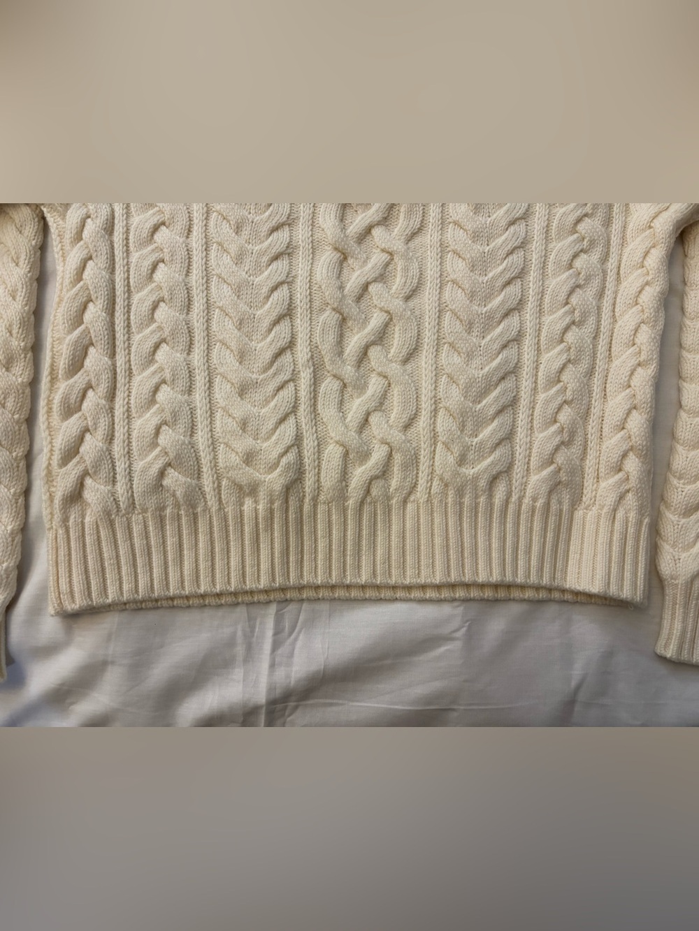 Aritzia Heritage knit merino wool 1/4 zip - Picture 6 of 12